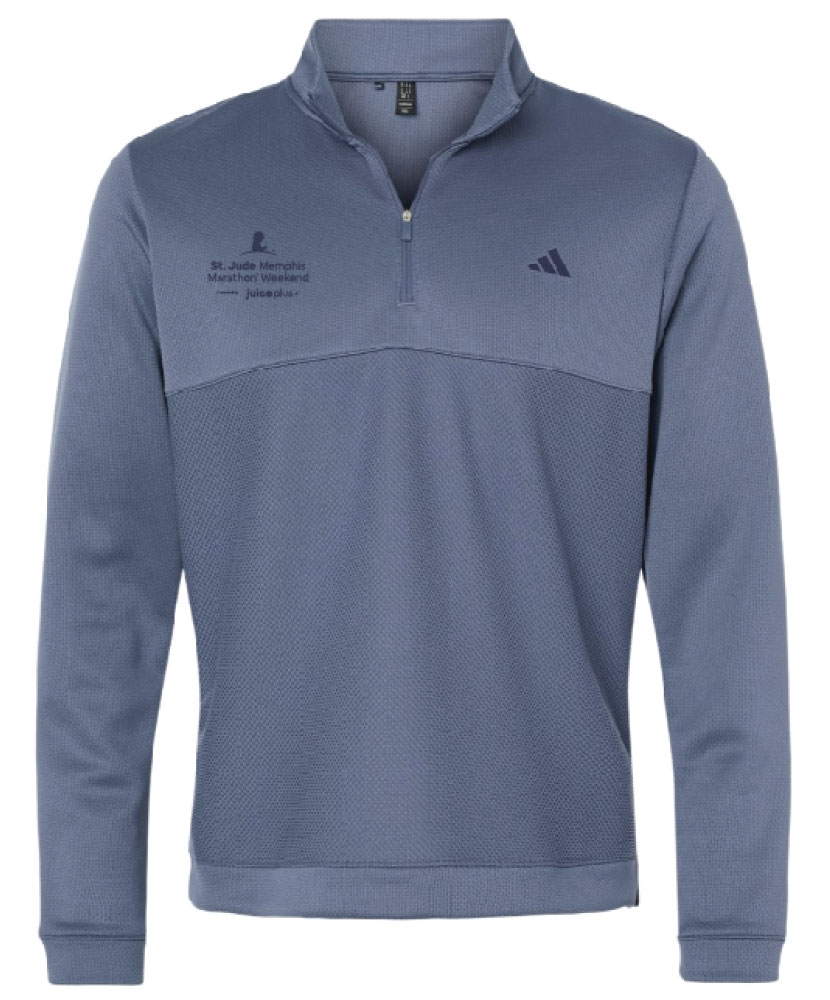 St. Jude Adidas SJMM Textured Quarter Zip